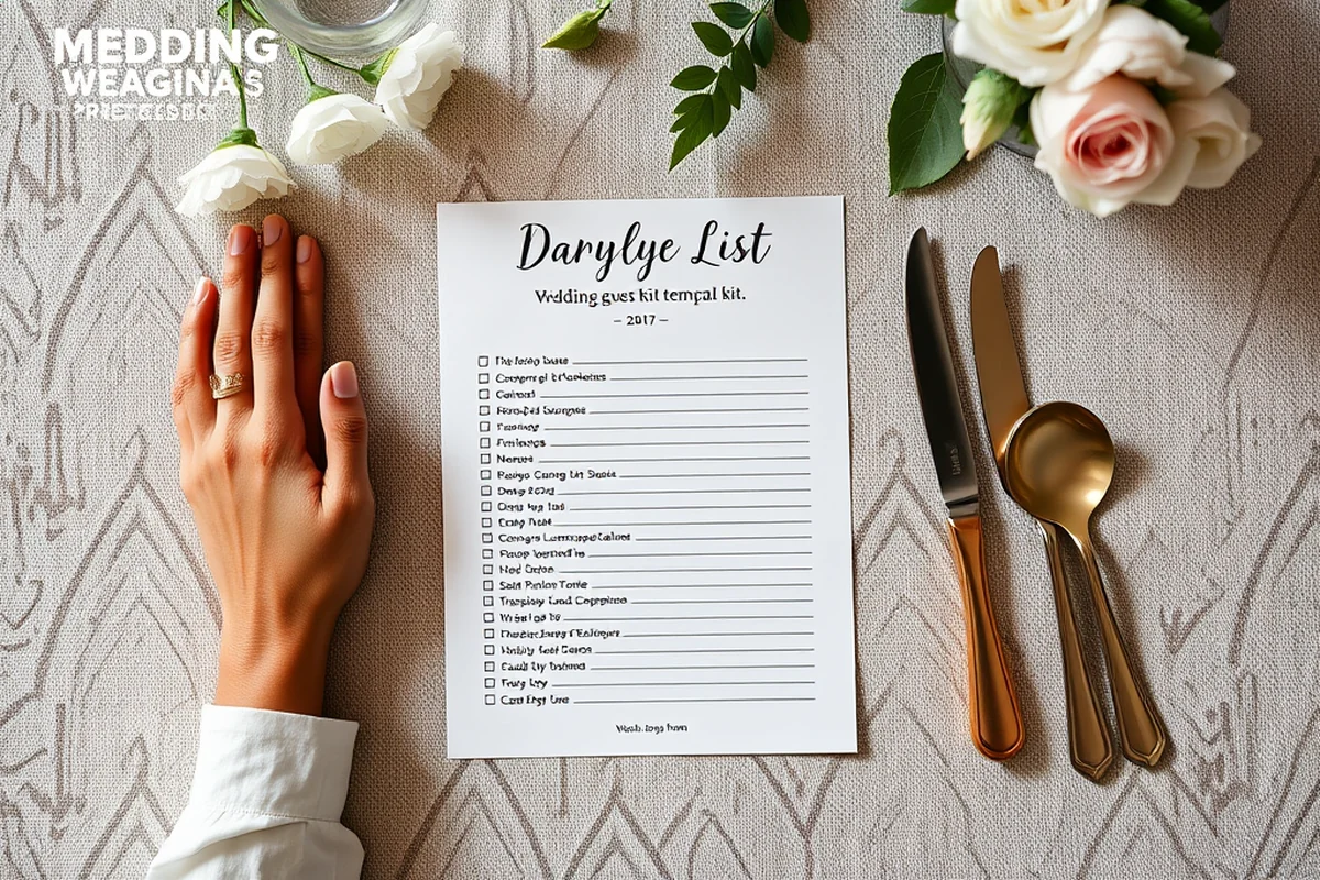 wedding guest list template โ Wedding Guest List Template (the finished result)